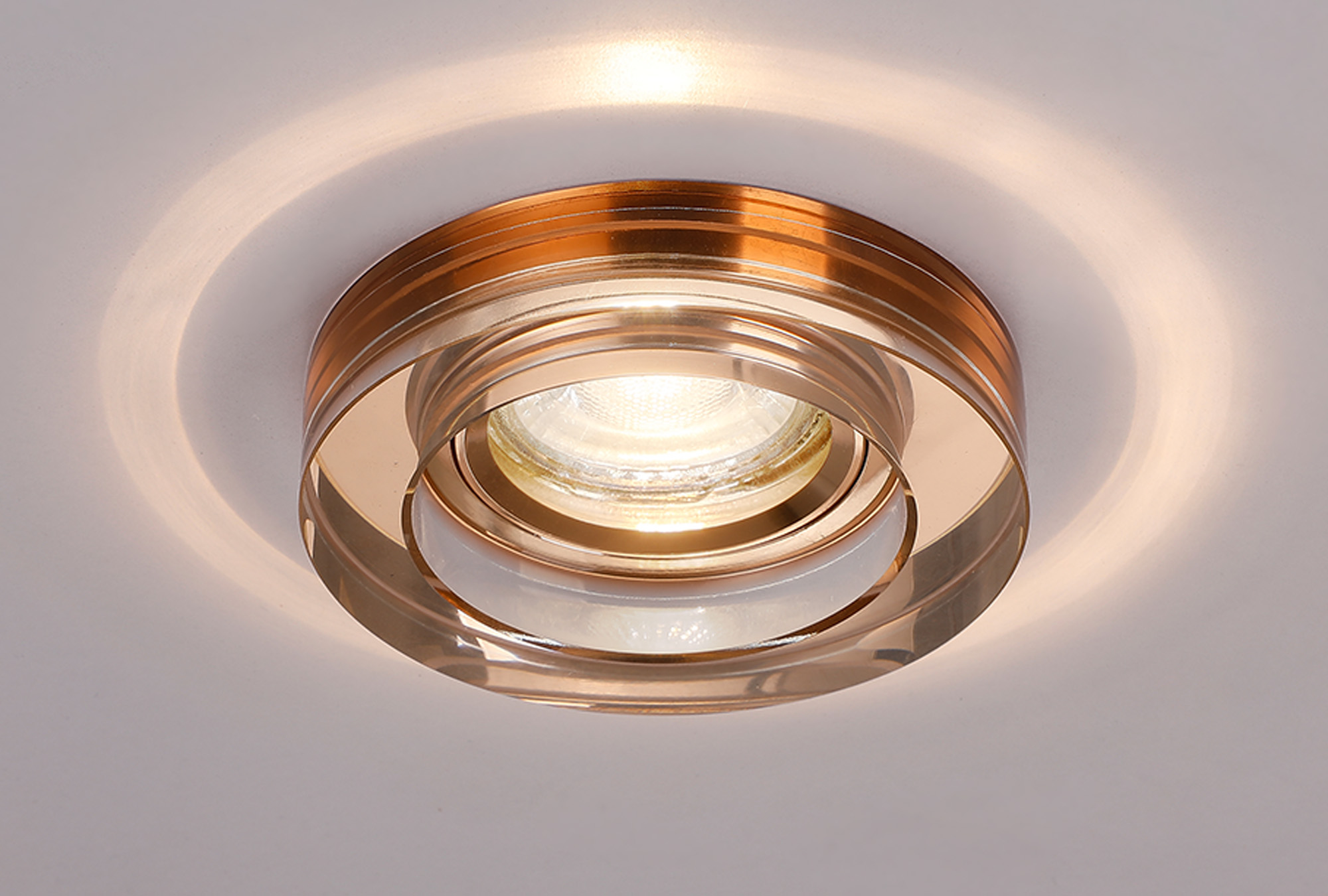 Crystal Downlights Rose Gold Crystal Ceiling Lights Diyas Recessed Crystal Lights